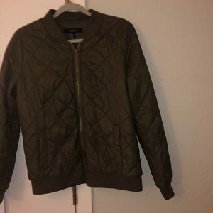 Army Green Puffer Jacket
